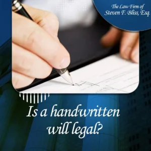 Is a handwritten will legal